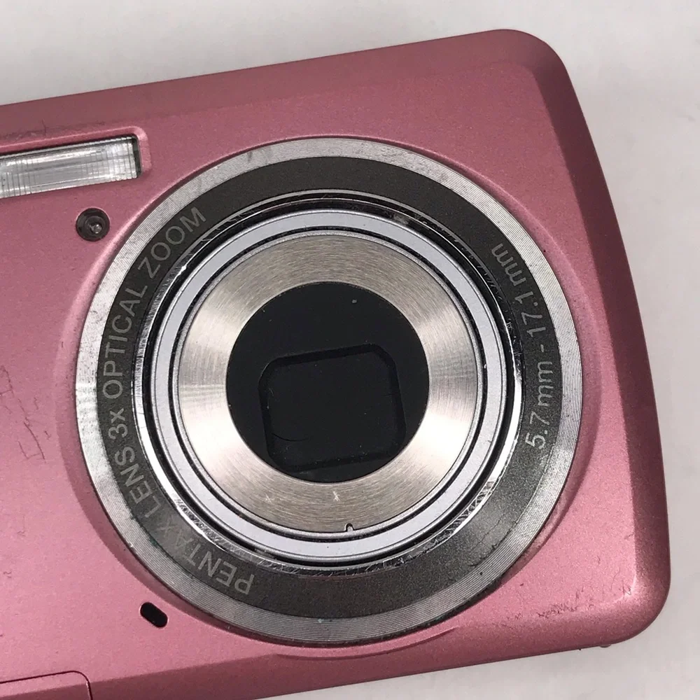 Pentax Optio E60 10.1 MP Digital Camera Pink NOT WORKING